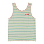 Levi's T shirt Blanc//Bleu Fille Levi's 3EE538. Coloris disponibles : Jaune