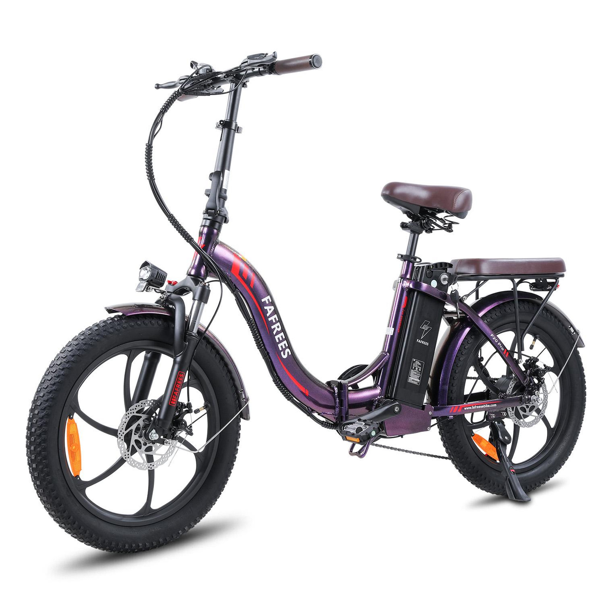Voir la diapositive 2 : FAFREES Vélo électrique à gros pneus fafrees f20 pro
