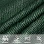 Voir la diapositive 5 : VIDAXL Voile d'ombrage 160 g/m^2 Vert fonce 3x3x3 m PEHD