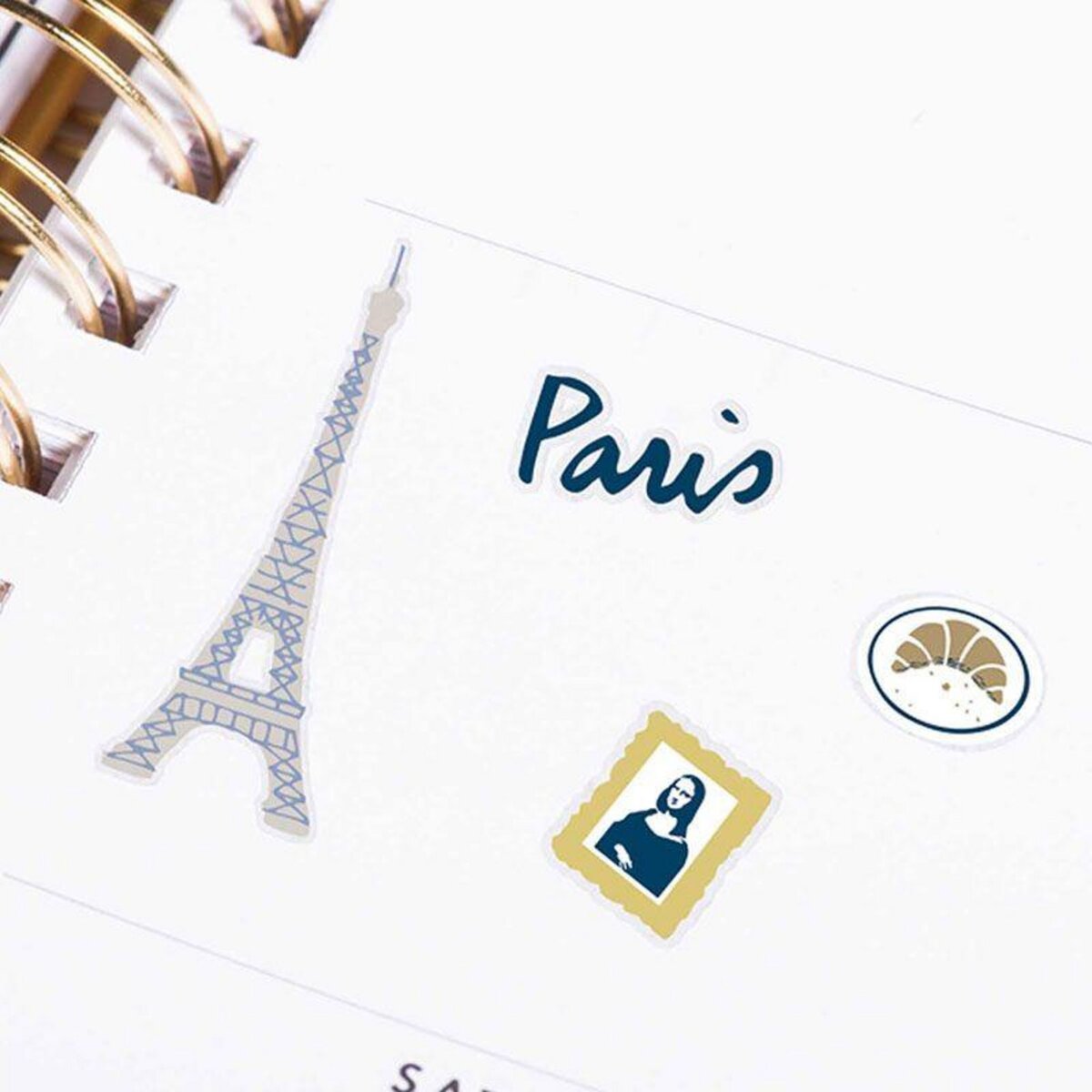 RICO DESIGN Stickers en gel transparent cities - Paris