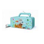 Muse Radio cd usb portable bleu avec micro - m29kb