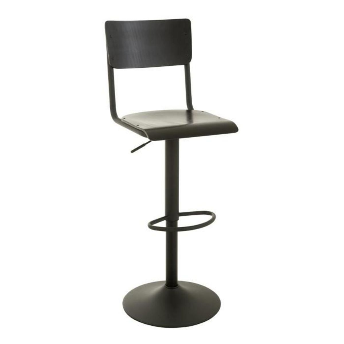 Paris Prix Tabouret de Bar en Bois  Mauricio  105cm Noir