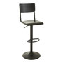 Voir la diapositive 2 : Paris Prix Tabouret de Bar en Bois  Mauricio  105cm Noir