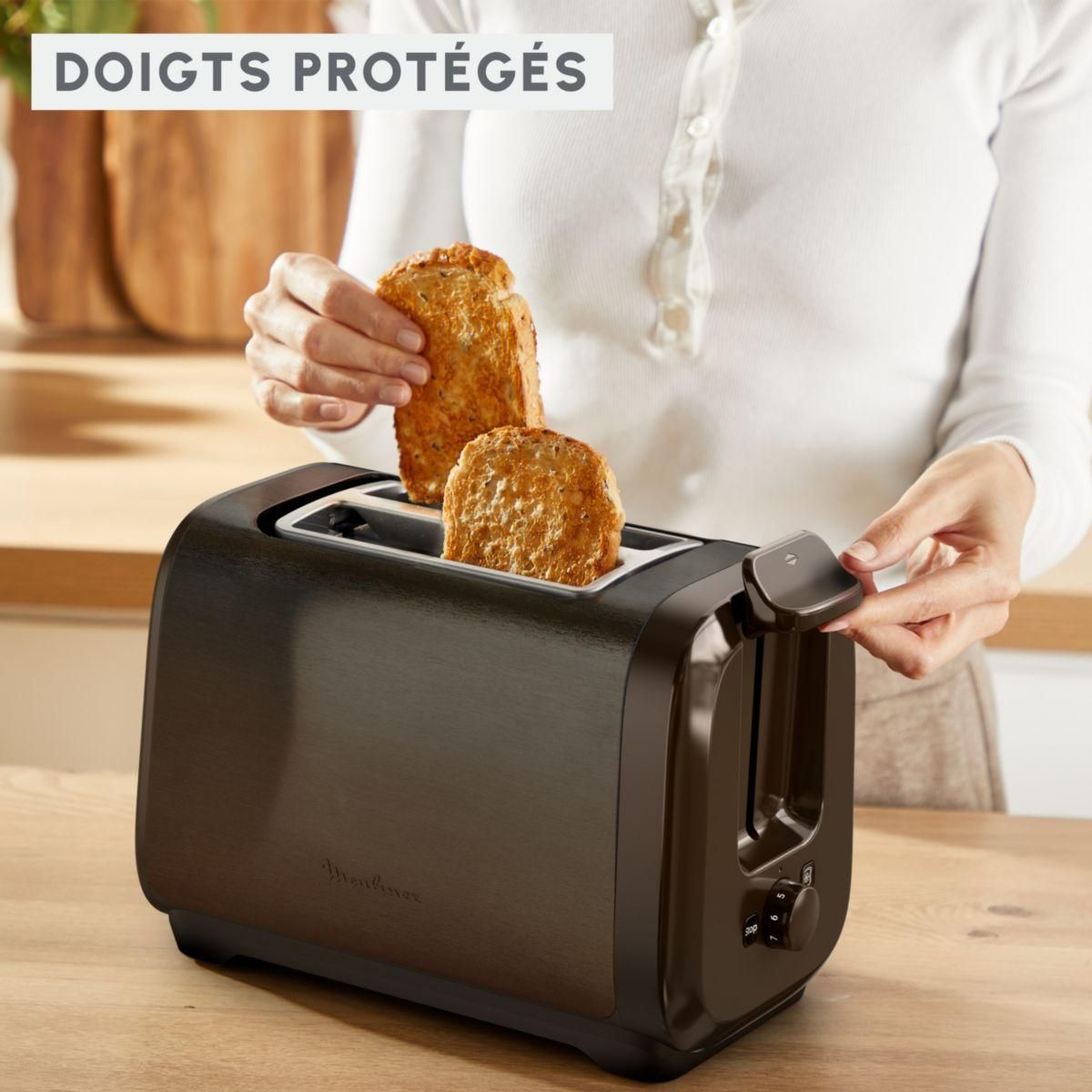 MOULINEX Grille-pain LT5S08E0 Subito Noir