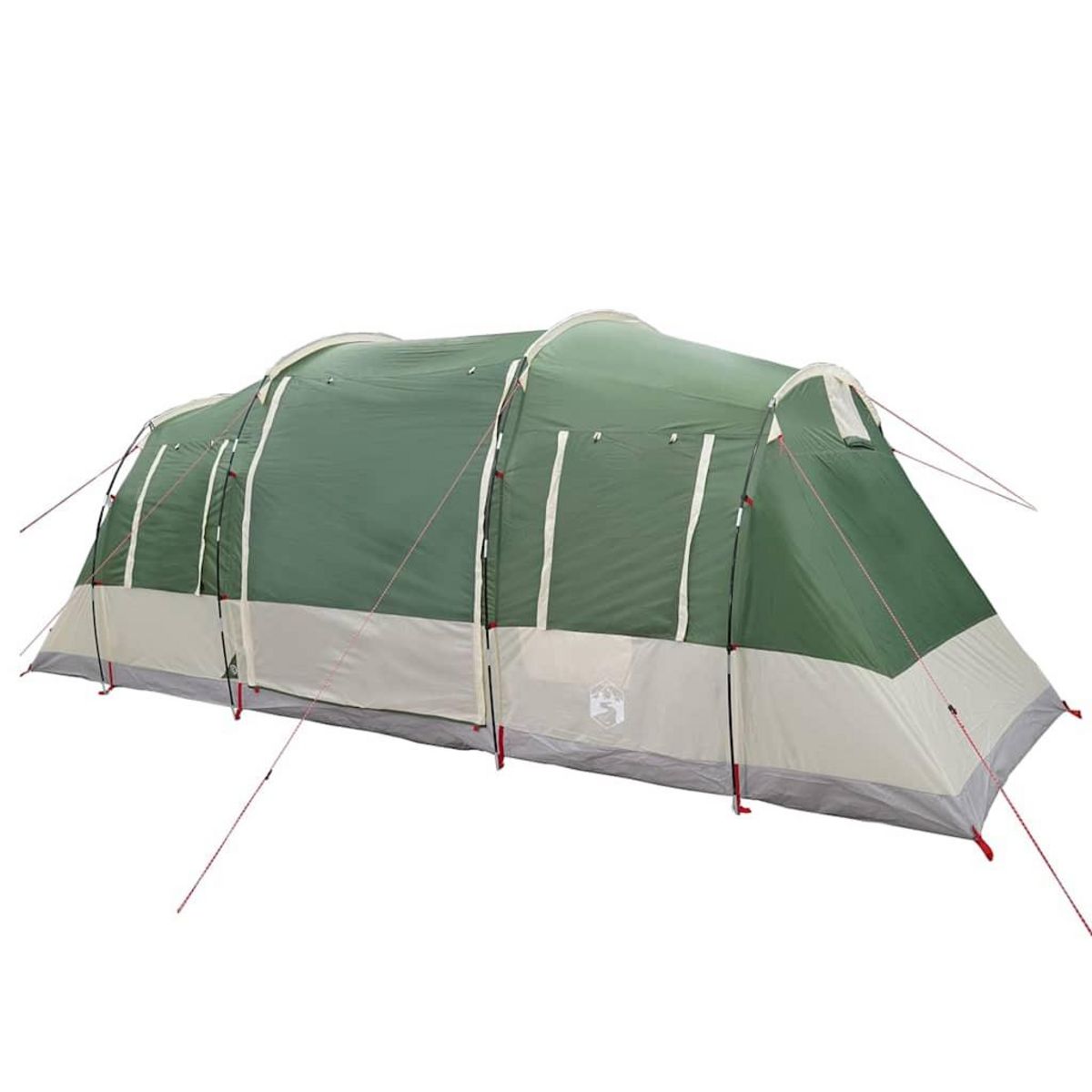 VIDAXL Tente familiale tunnel 6 personnes vert impermeable