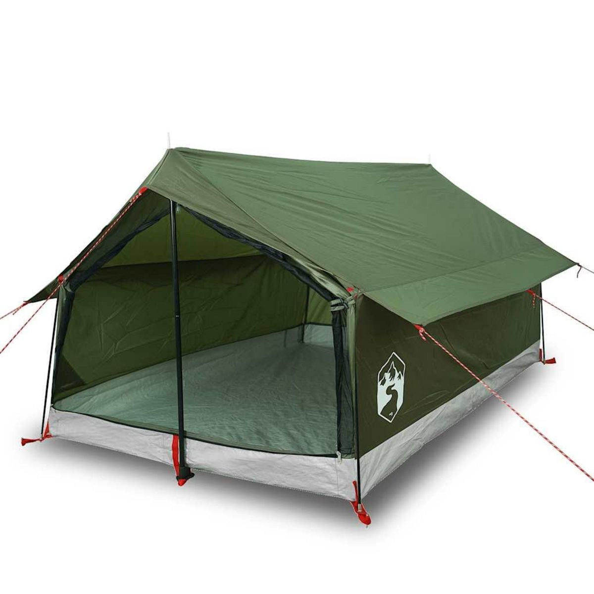 VIDAXL Tente de camping 2 personnes vert olive impermeable