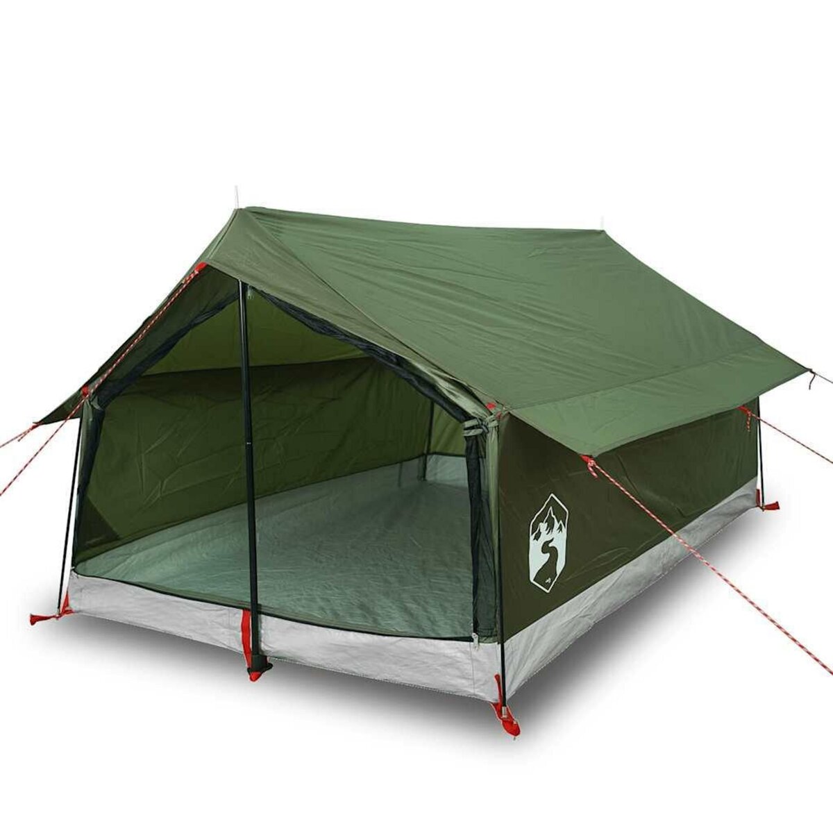 VIDAXL Tente de camping 2 personnes vert olive impermeable