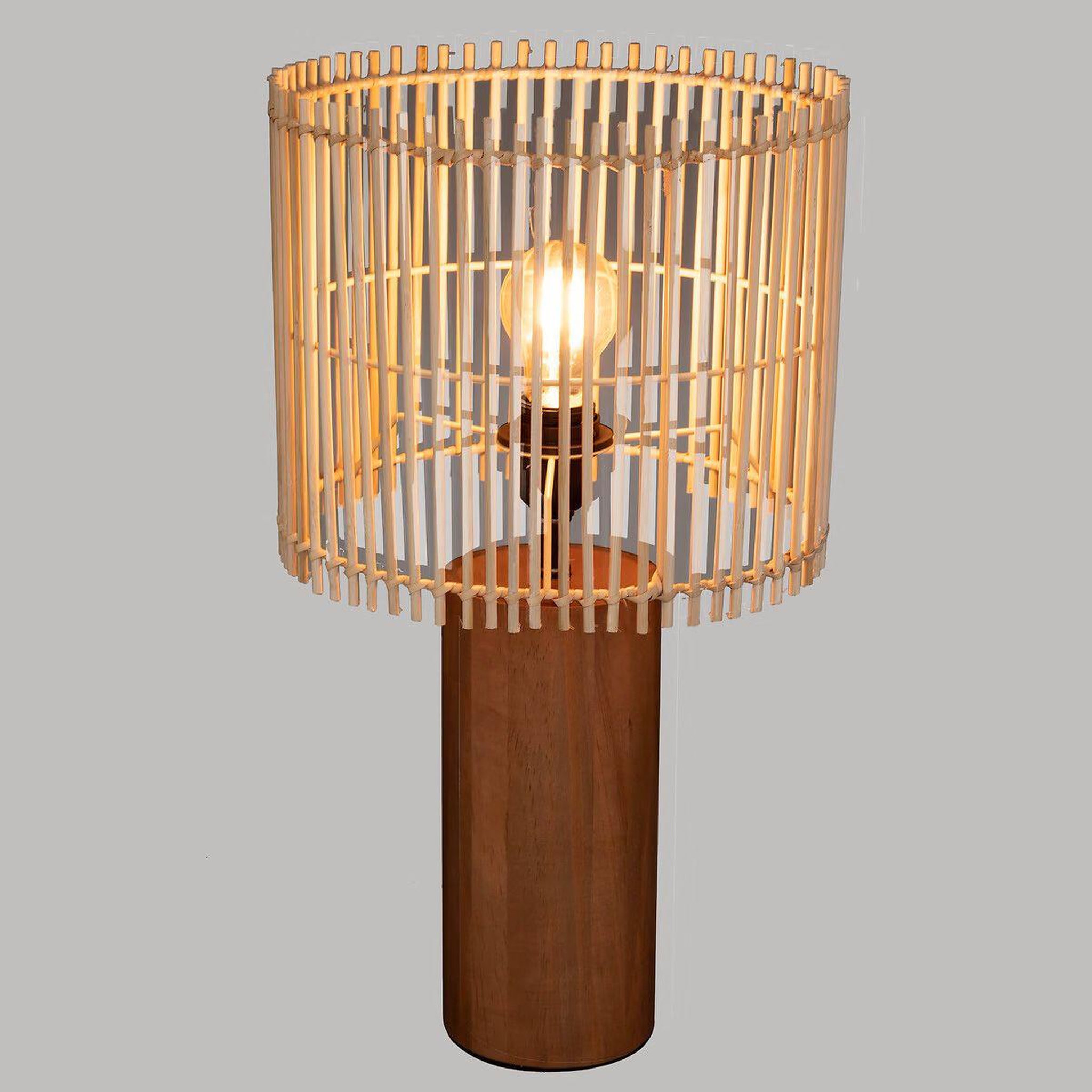Voir la diapositive 4 : ATMOSPHERA Lampe à poser design  davys  48cm marron