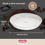 Voir la diapositive 3 : ZENKER Ensemble comprenant 1 moule à tarte renversée 30 cm, 1 spatule Zenker et 2 bols à mixer en inox Fackelmann