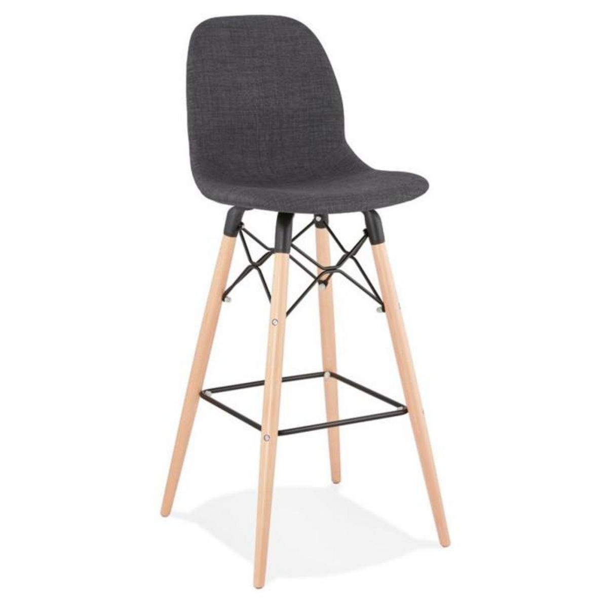 Paris Prix Tabouret de Bar Scandinave  Jelena  111cm Gris Foncé