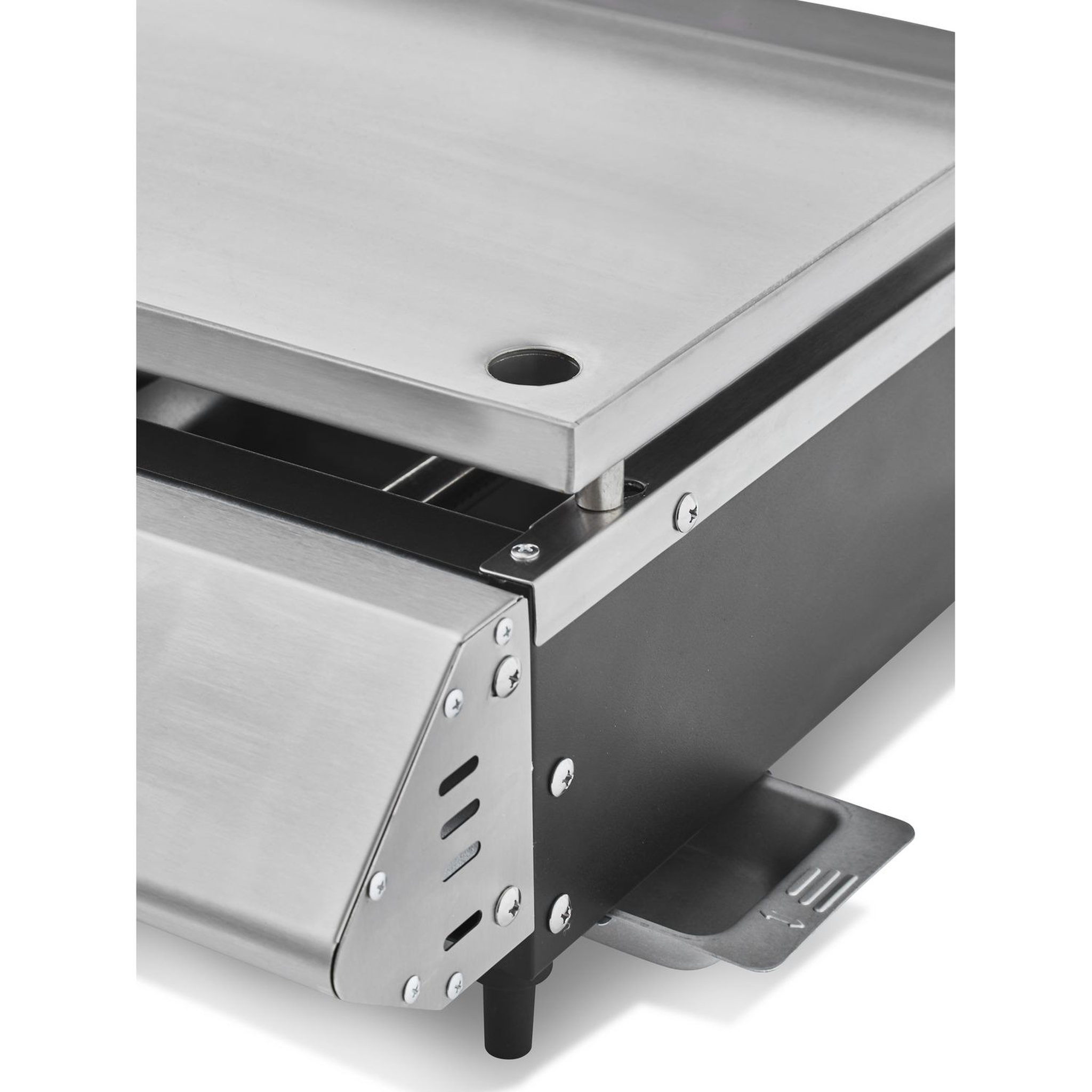 Voir la diapositive 4 : BRASERO Plancha inox 2 BR