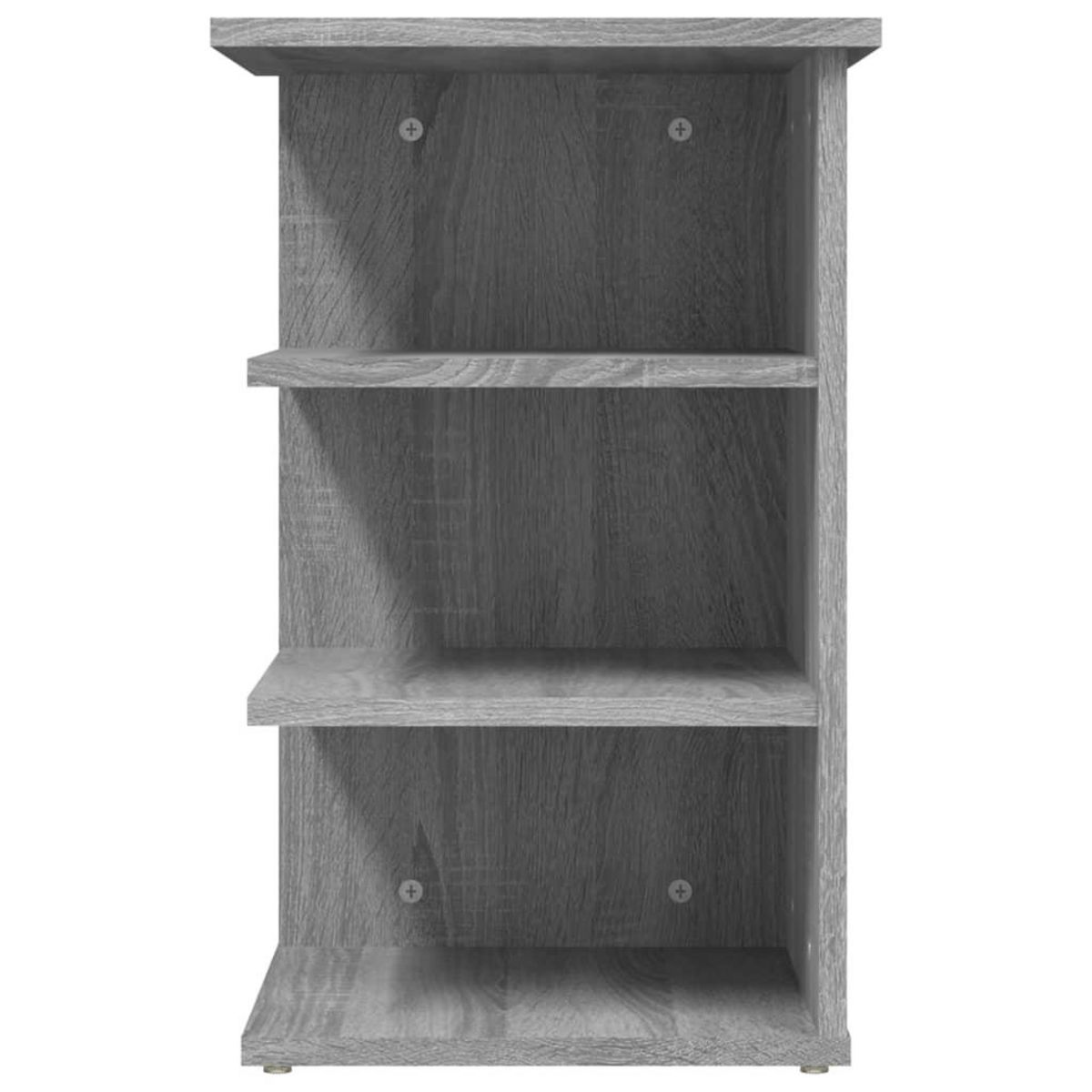 VIDAXL Armoire laterale Sonoma gris 35x35x55 cm Bois d'ingenierie