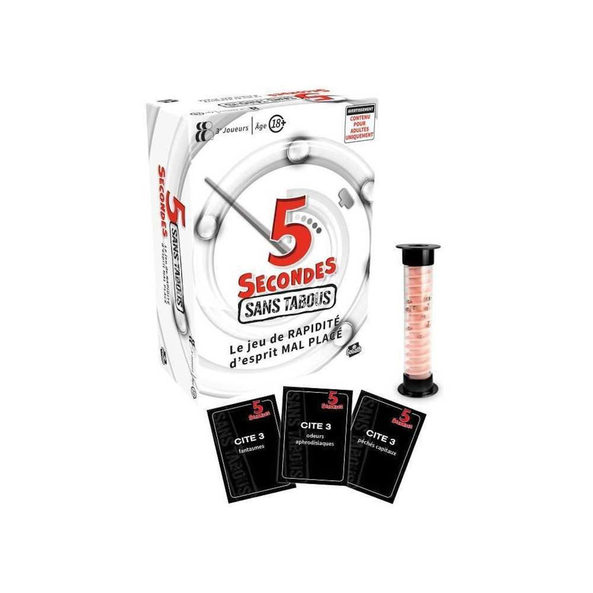 GOLIATH 5 secondes sans tabous - Jeu d'ambiance - GOLIATH - Des 18 ans