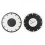 Voir la diapositive 1 : AAAAA Horloge Murale DKD Home Decor 50 x 3,5 x 50 cm Noir Blanc Vintage Bois MDF (2 Unités)