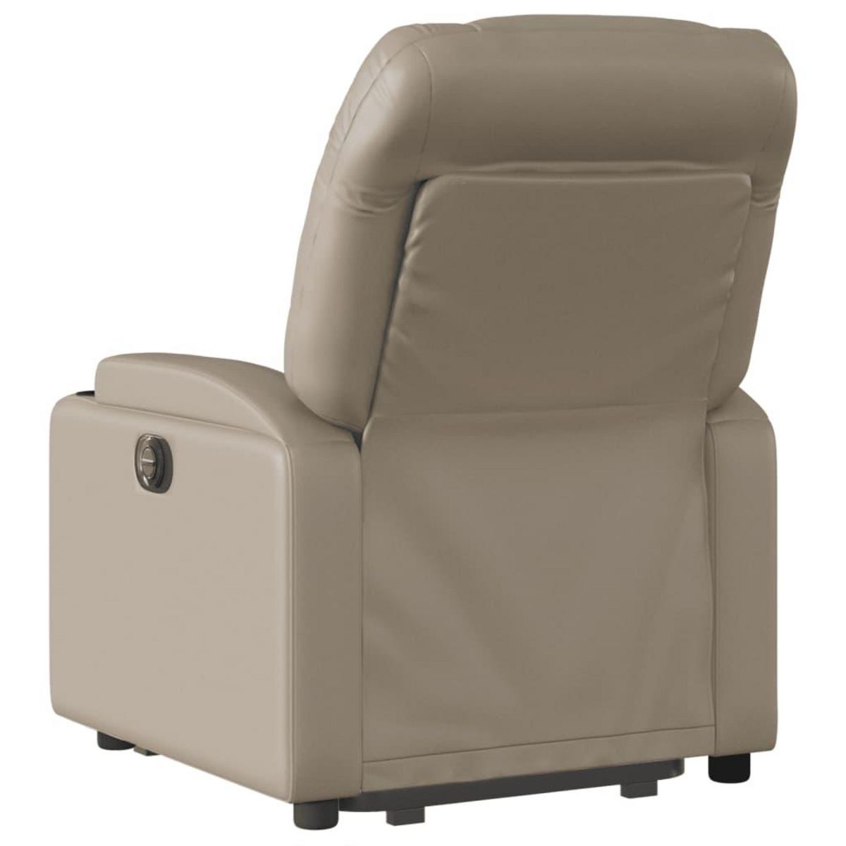 VIDAXL Fauteuil inclinable de massage electrique cappuccino similicuir
