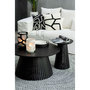 Voir la diapositive 5 : Paris Prix Table d'Appoint Design en Bois  Vincent  40cm Noir