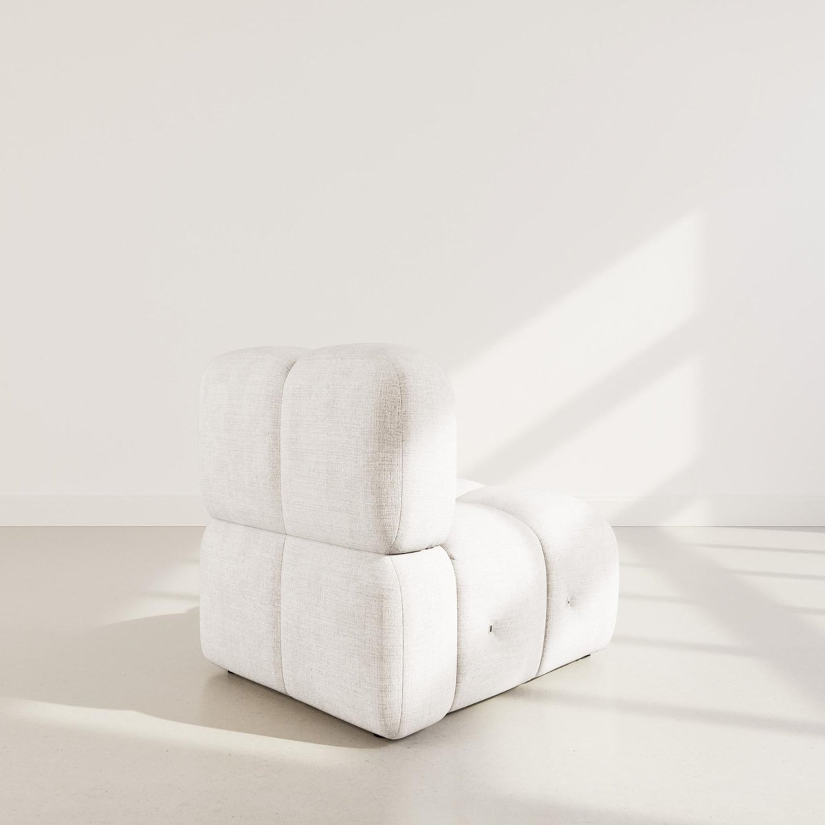 LISA DESIGN Grace - module d'assise en velours texturé