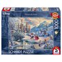Schmidt Puzzle 1000 pièces Disney : La Belle et la Bête en hiver