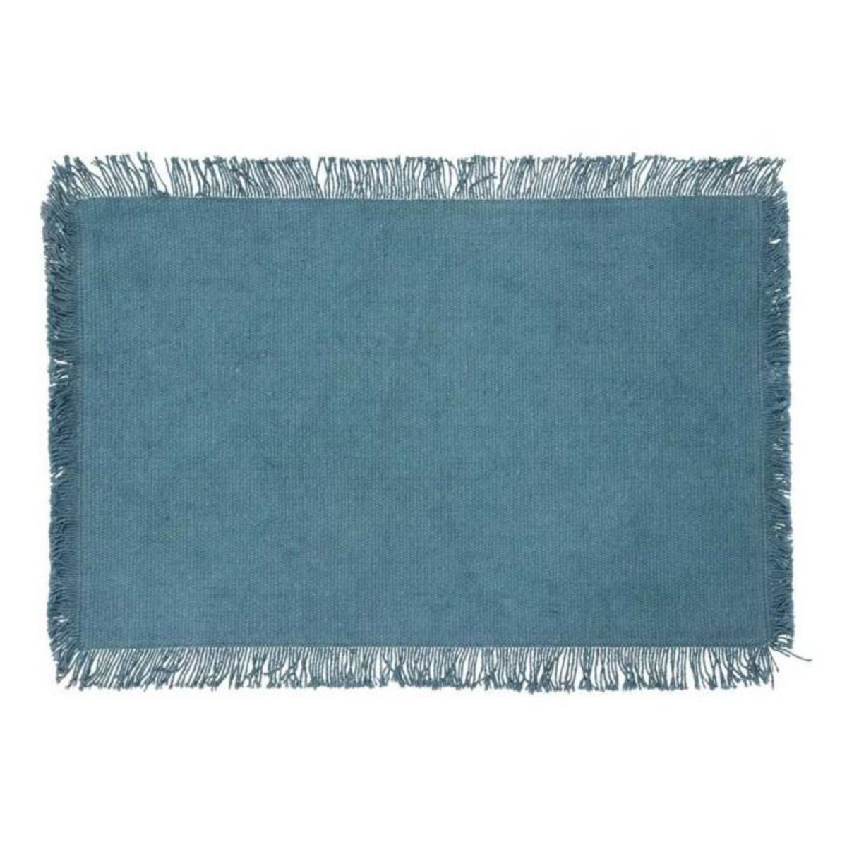 SECRET DE GOURMET Set de Table Déco  Maha  30x45cm Bleu Canard