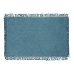 SECRET DE GOURMET Set de Table Déco  Maha  30x45cm Bleu Canard