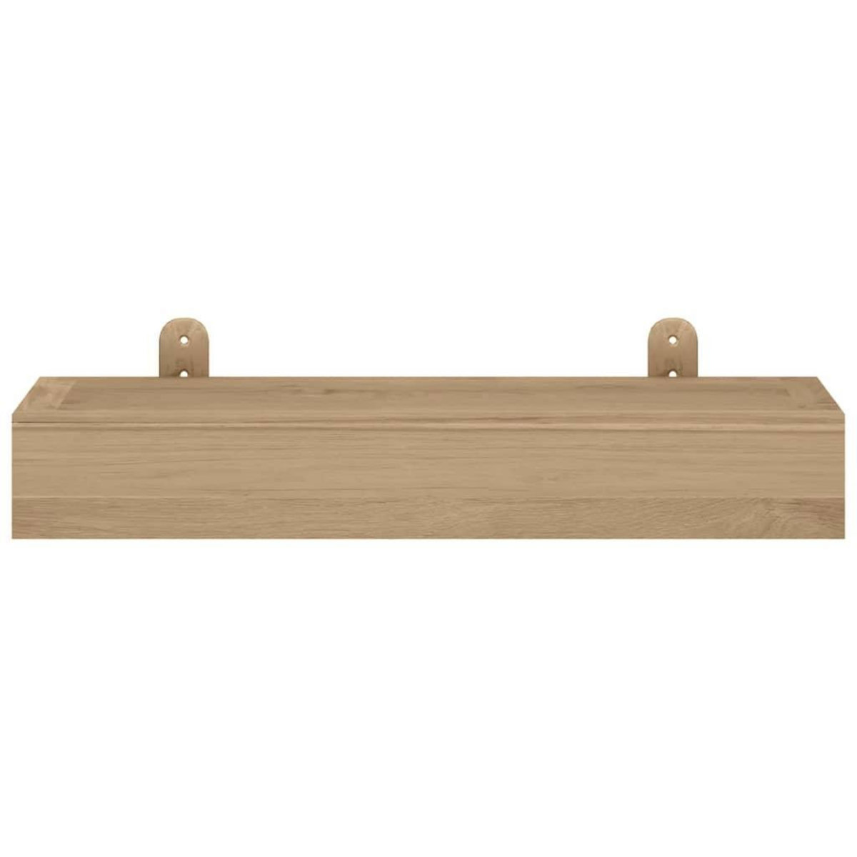 VIDAXL Etageres murales 2 pcs 40x15x4 cm bois de teck massif
