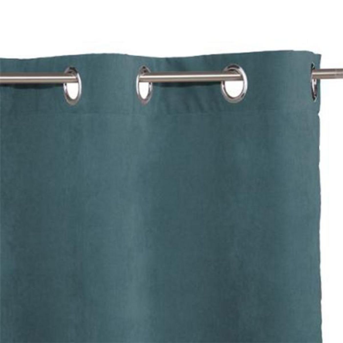 ATMOSPHERA Rideau à Œillets  Memories  140x260cm Bleu Canard