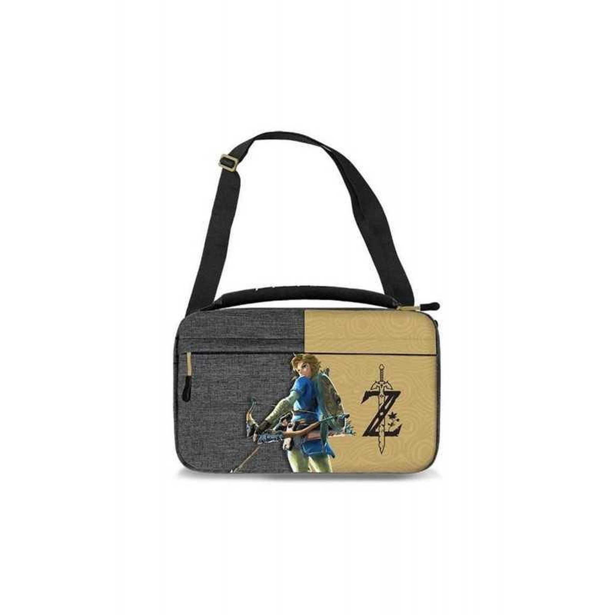 Voir la diapositive 2 : PDP Housse semi-rigide Zelda pour Nintendo Switch et Switch Lite, étui de transport robuste à fermeture zippée et rangement accessoires