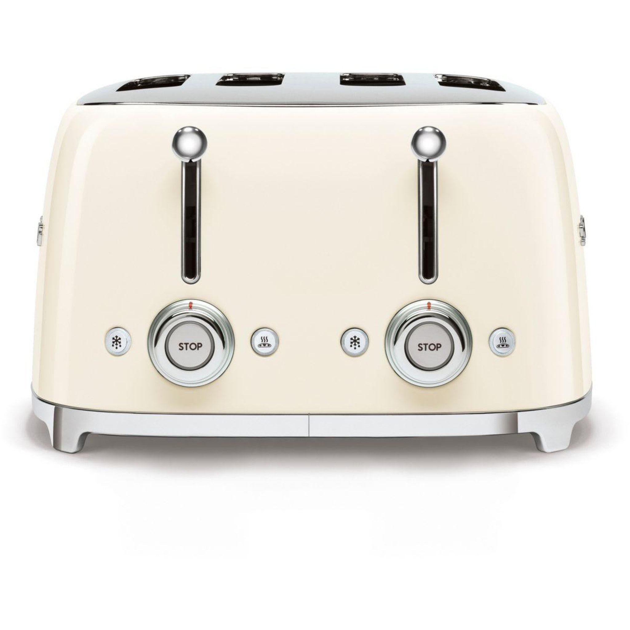 Voir la diapositive 3 : SMEG Grille-pain TSF03CREU Crème