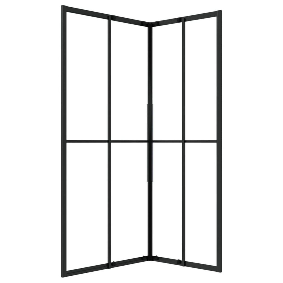 VIDAXL Cabine de douche ESG 90x70x180 cm