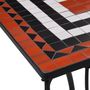 Voir la diapositive 4 : VIDAXL Table de bistro mosaïque Terre cuite et blanc 60 cm Ceramique