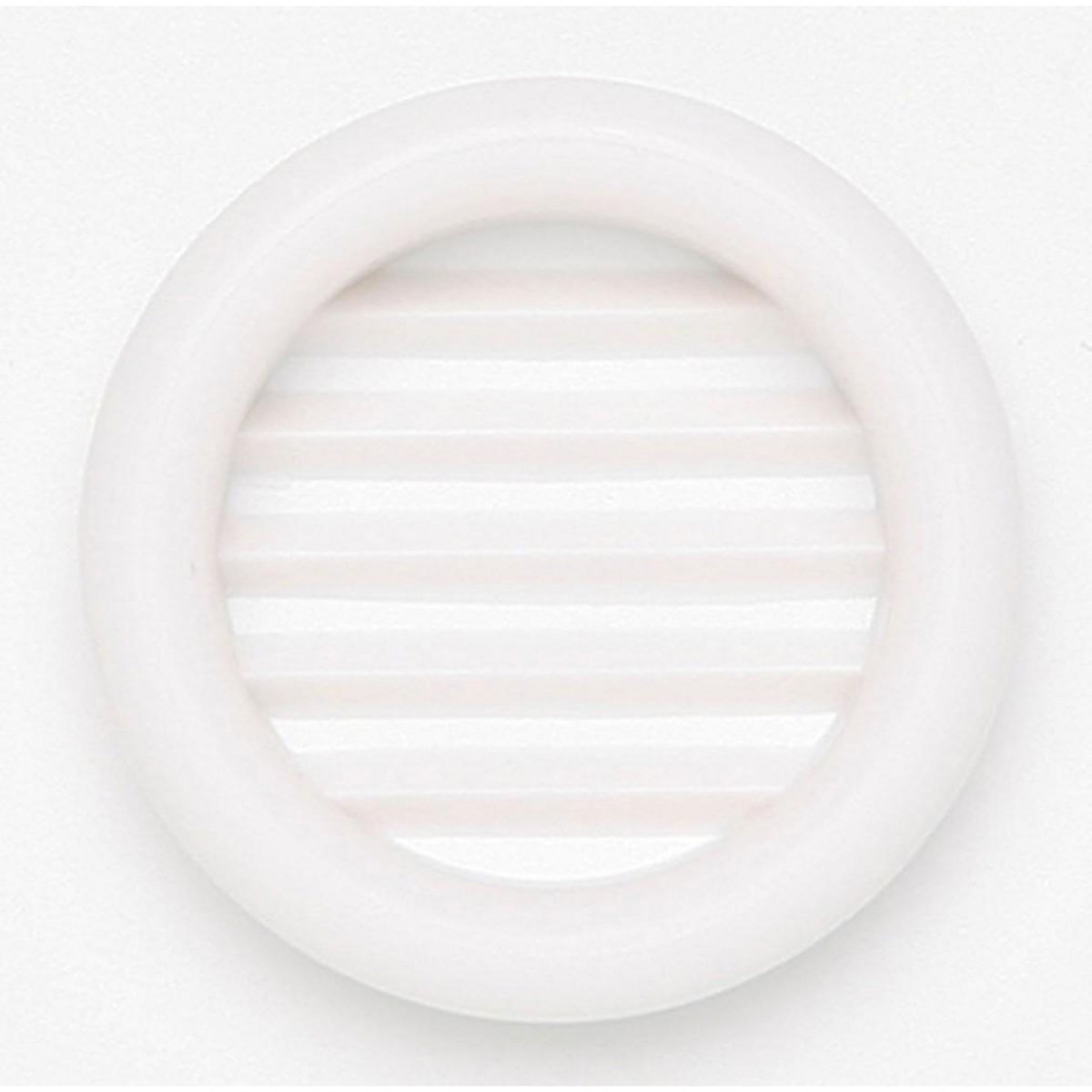 CENTRALE BRICO Lot de 4 grilles d'aération abs naturel Diam.4 cm