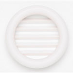 CENTRALE BRICO Lot de 4 grilles d'aération abs naturel Diam.4 cm