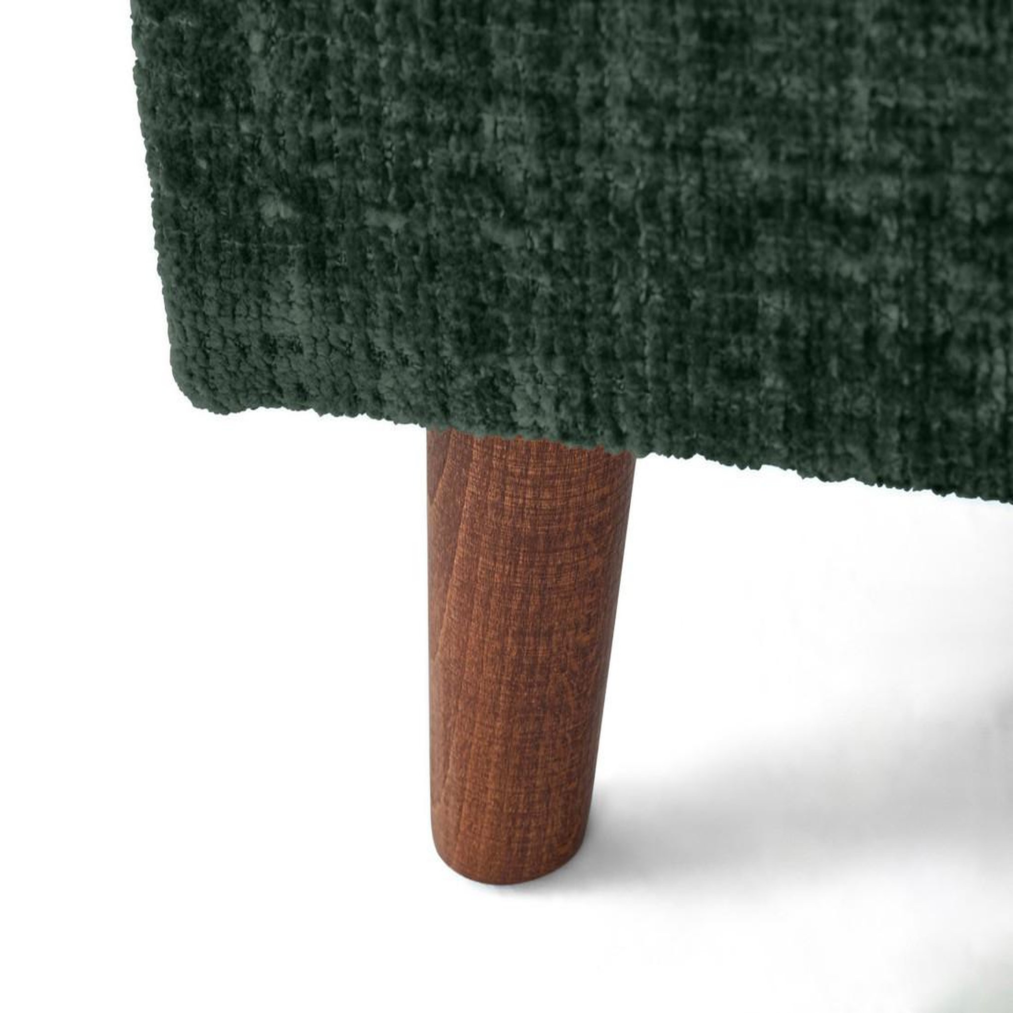 Voir la diapositive 3 : LISA DESIGN Rune - canapé d'angle droit 4 places en velours texturé