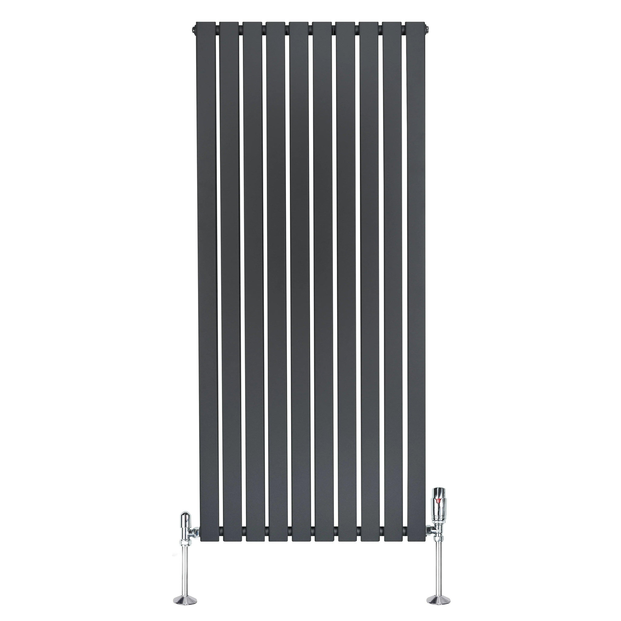 Voir la diapositive 2 : MONSTERSHOP Radiateur plat à 1 panneau & vannes - 1600 x 700 mm