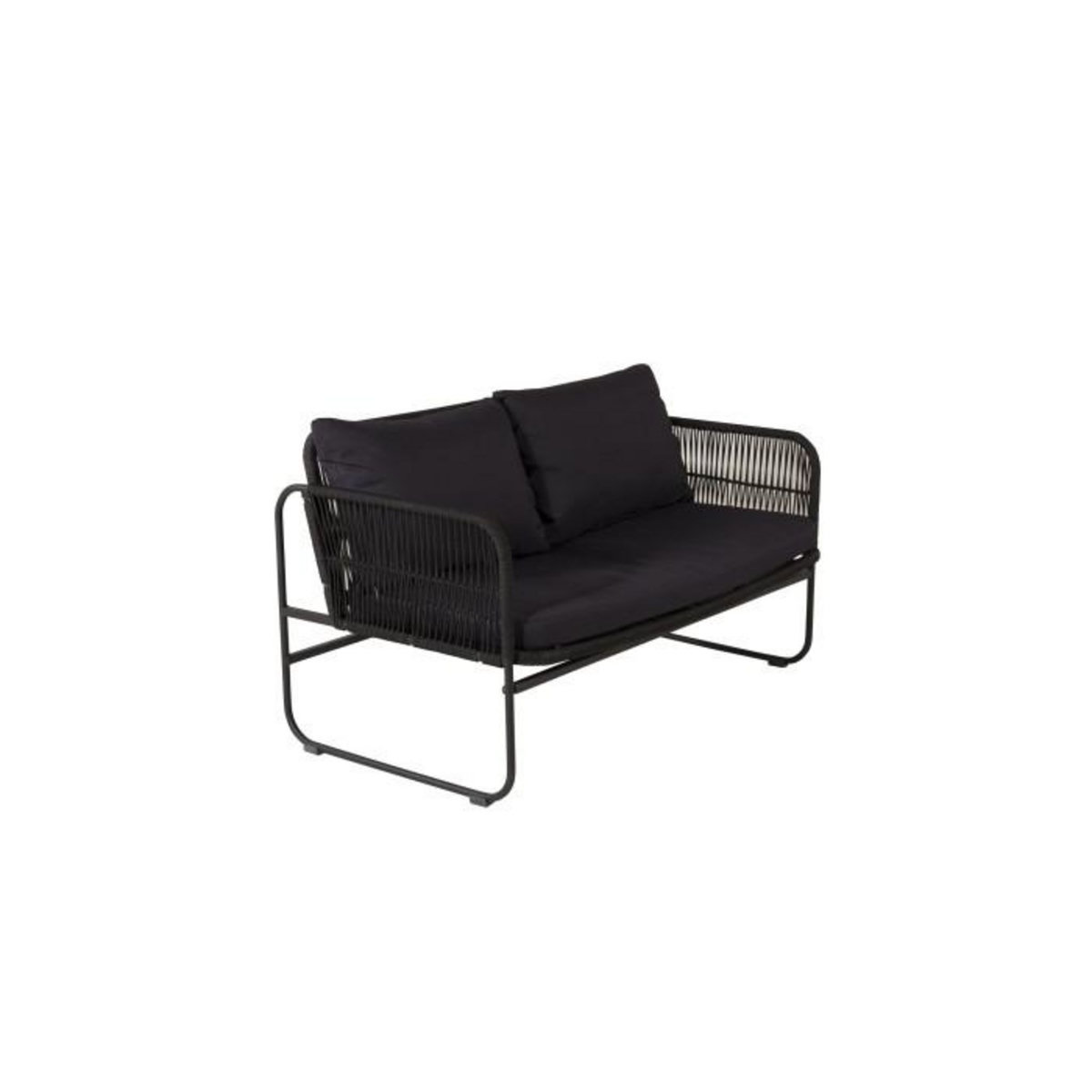 Paris Prix Salon de Jardin  Utah  127cm Noir