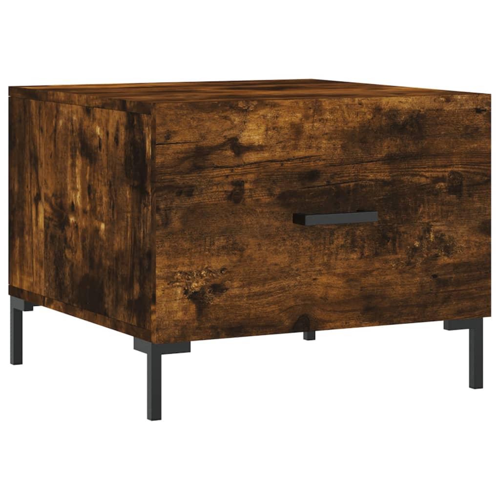 Voir la diapositive 5 : VIDAXL Tables basses 2 pcs chene fume 50x50x40 cm bois d'ingenierie