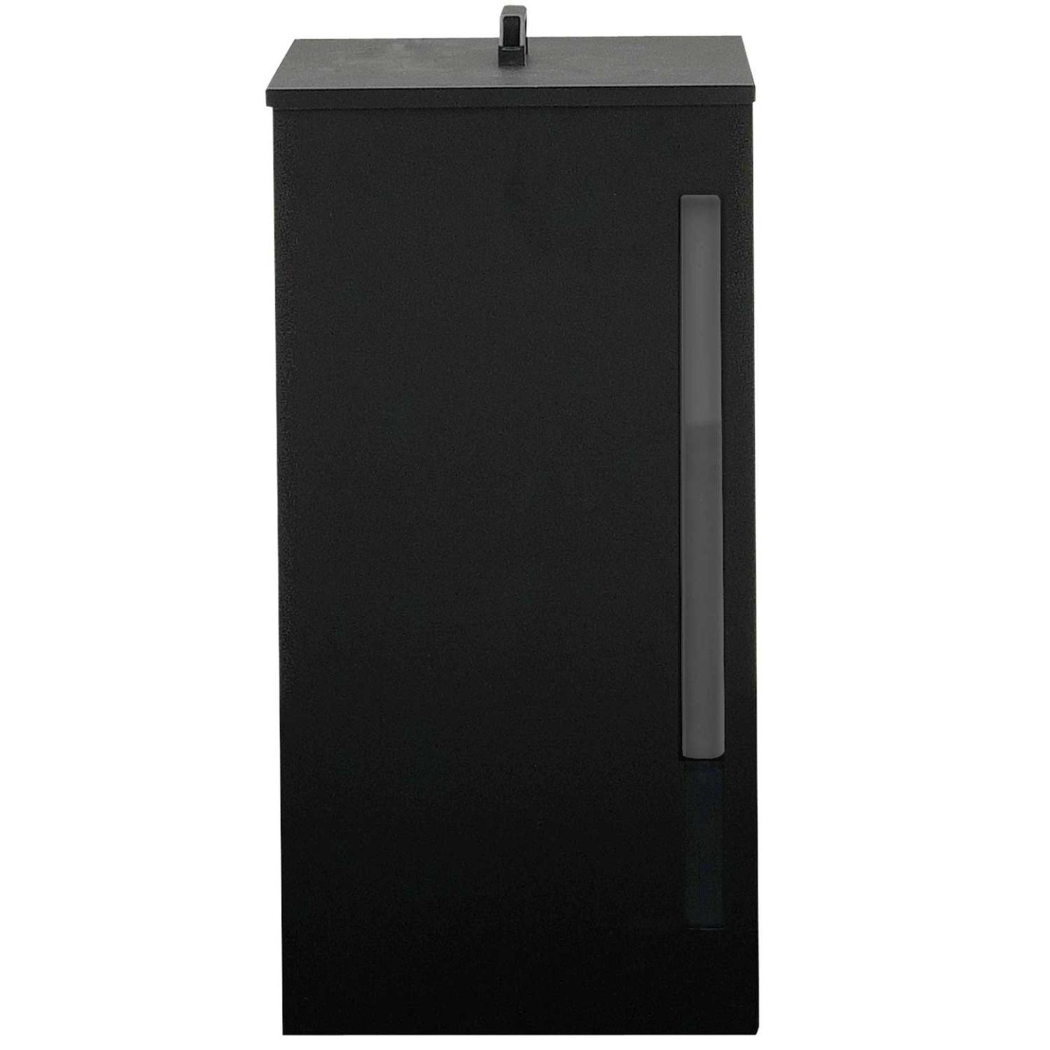 Voir la diapositive 3 : ID MARKET Réservoir à granulés 45 kg noir rangement à pellets 36 x 36 x 76 cm