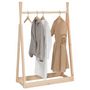 Voir la diapositive 3 : VIDAXL Porte-vetements 100x45x150 cm Bois de pin massif