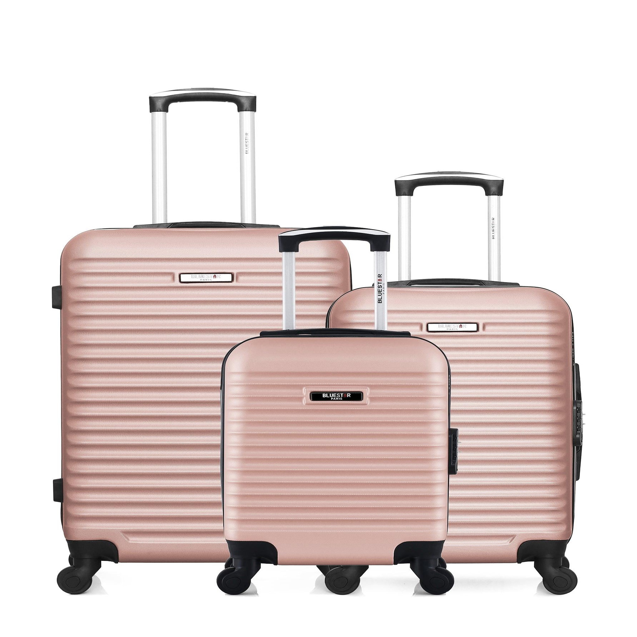 BLUESTAR Lot de 3 - valises weekend, cabine et cabine xxs brazilia