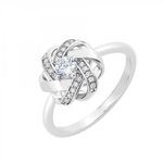 SC CRYSTAL Bague taille 54 SC Crystal ornée de cristaux scintillants. Coloris disponibles : Gris