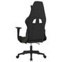 Voir la diapositive 5 : VIDAXL Chaise de jeu avec repose-pied Noir et jaune Tissu