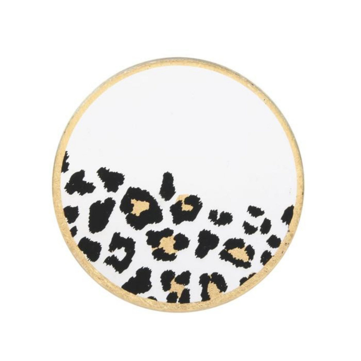 Paris Prix Lot de 4 Dessous de Verre  Natural Wild  10cm Or