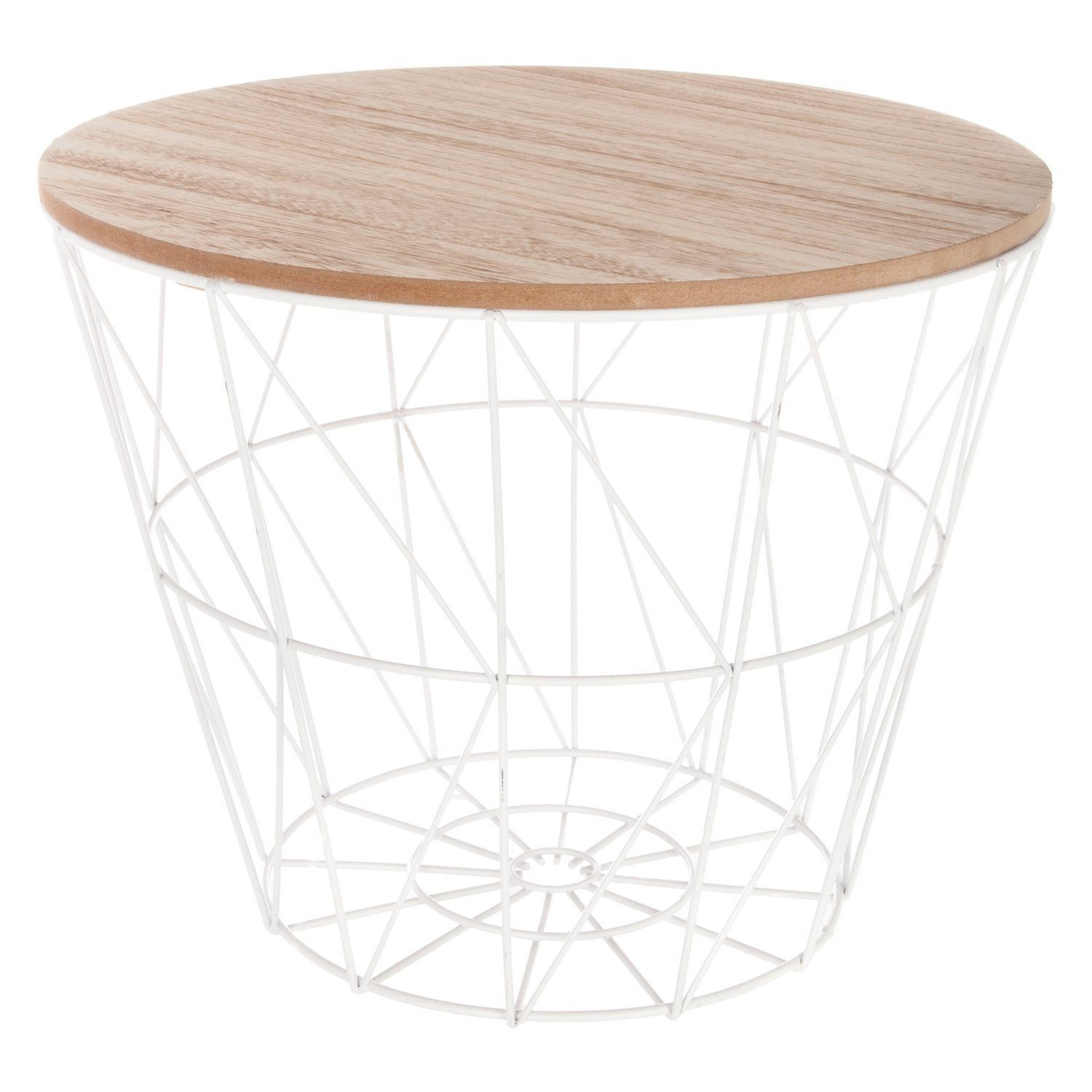 ATMOSPHERA Table à café filaire kumi. Coloris disponibles : Blanc, Noir