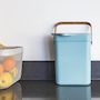 Voir la diapositive 6 : Kitchen move Poubelle de table seau à compost bleu 5l - bat-g3140b