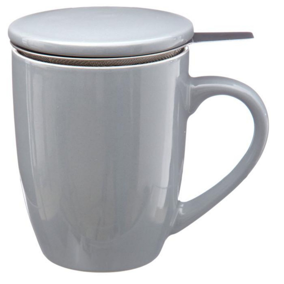 SECRET DE GOURMET Tisanière en Faïence  Colorama  32cl Gris