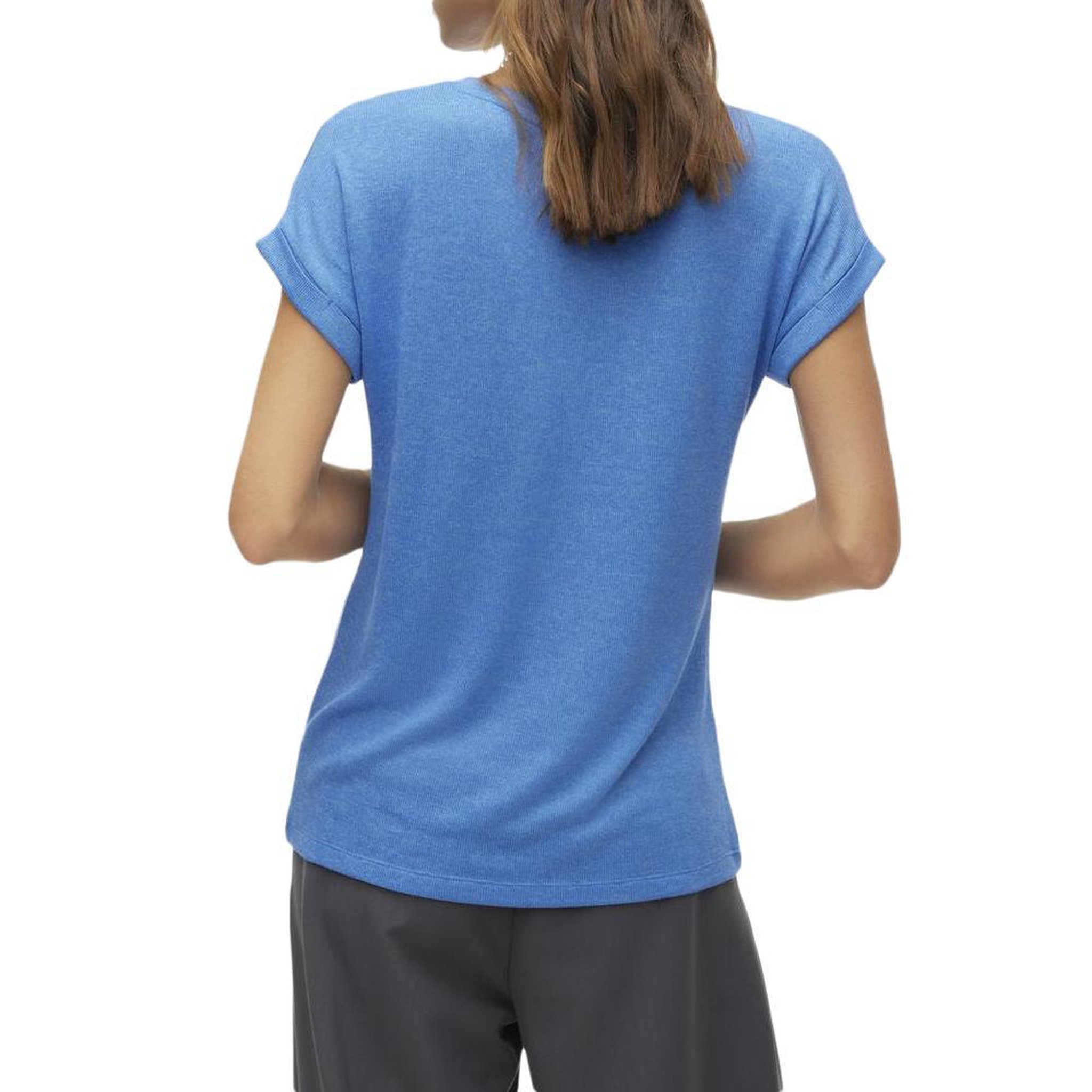 Voir la diapositive 2 : Vero Moda T-Shirt Bleu Clair Femme Vero Moda Brianna 10291353