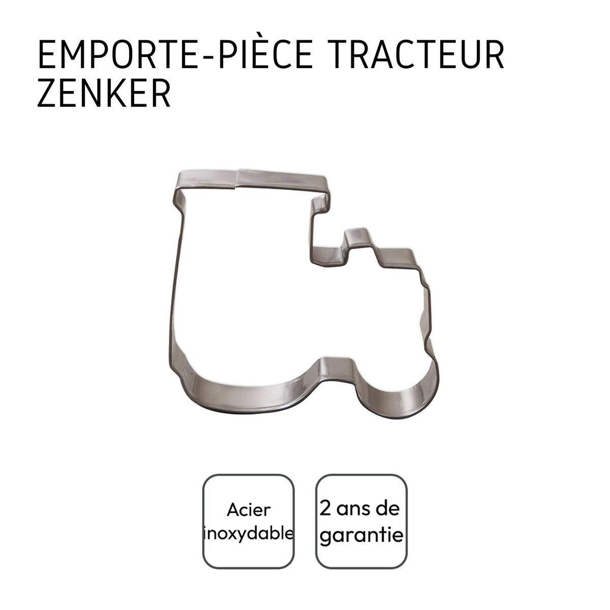 Voir la diapositive 4 : ZENKER Emporte-pièce inox en forme de tracteur zenker emporte-pièces