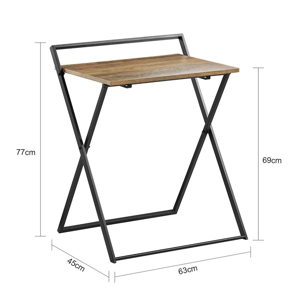 SOBUY SoBuy - Bureau Informatique sans assemblage requis - Industriel - FWT88