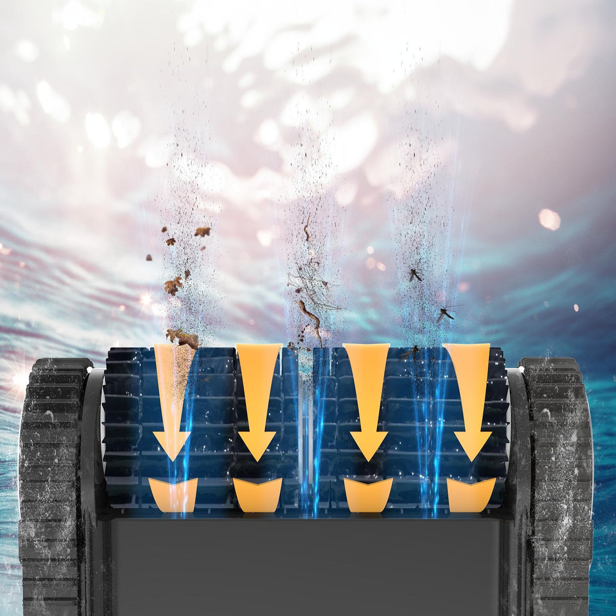 WYBOT Robot piscine électrique sans fil 2h50 max d'autonomie - Wybot C1 Pro