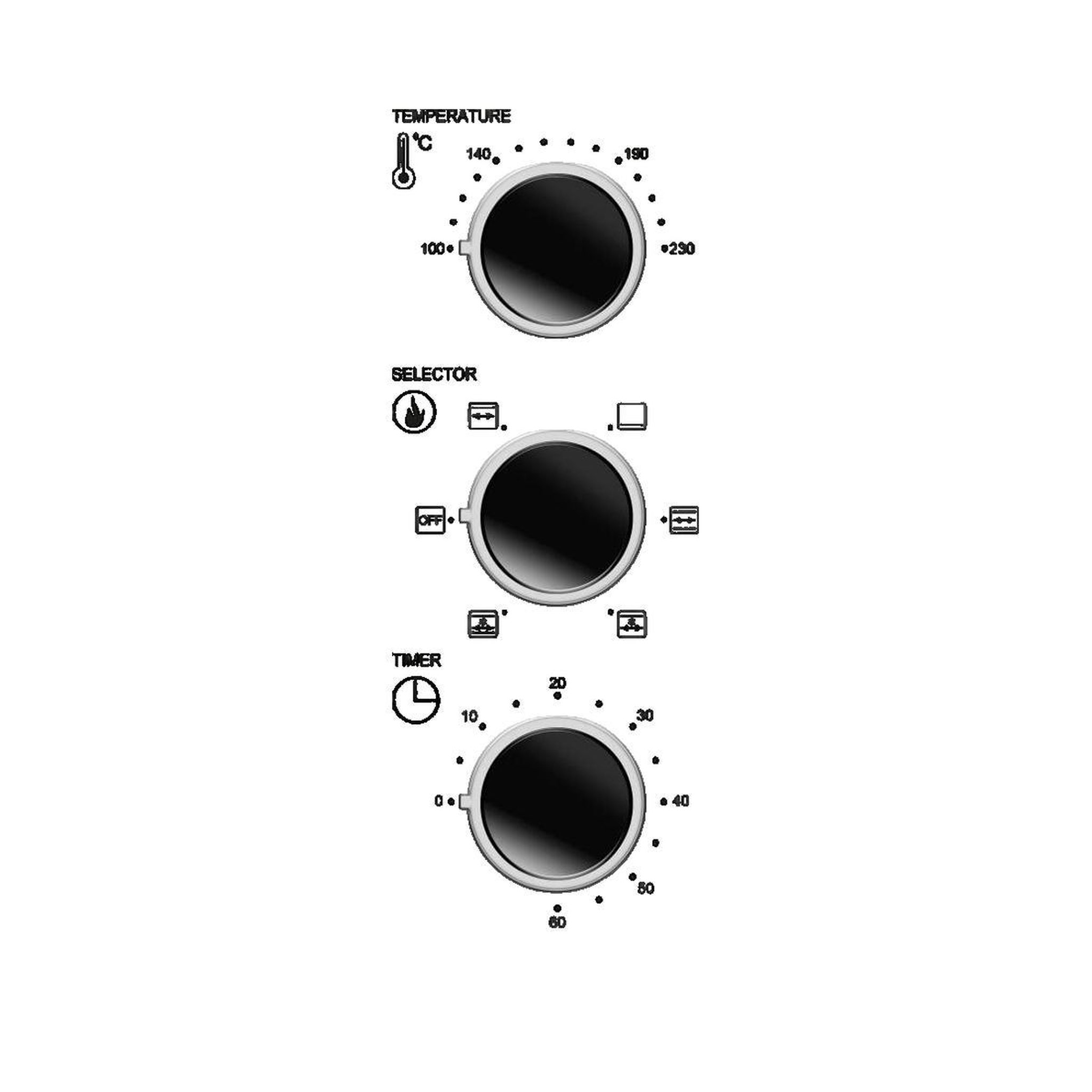 Voir la diapositive 2 : MPM Mini four électrique MPM MPE-09/T 30 litres noir